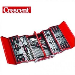 CRESCENT - CRESCENT CTB61EU Metal Tool Box, 61 Pcs.