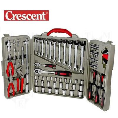 CRESCENT CTK 110EU Profesyonel Lokma Anahtar Takımı (110 Parça, Metrik)