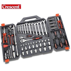 CRESCENT - CRESCENT CTK 110NEU Profesyonel Lokma Anahtar Takımı (110 Parça, Metrik)