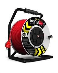 KERG - KERG Professional Cable Reel, 50m, 3х2.5mm2