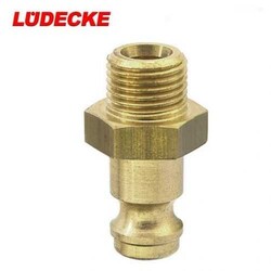 LUDECKE - LÜDECKE ESM 14 NA Mini Stoper Uç (1/4” Erkek)