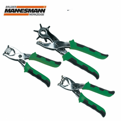 MANNESMANN - Mannesmann 10993 Revolving Punch, Eyelet and Push-Button Plier Set