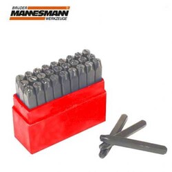 MANNESMANN - Mannesmann 243-B-3 Letter Punch Set, 3mm