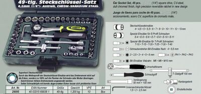 Mannesmann 29095 Lokma ve Bits Uç Seti, 49 Parça