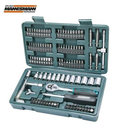 Mannesmann 29166 Lokma Anahtar Bits Uç Seti (130 Parça, 6.3 mm - 1/4