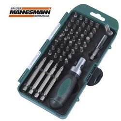 MANNESMANN - Mannesmann 29893 Professional Bits Set, 49 Pcs