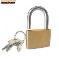 MANNESMANN - Mannesmann 413-25 Solid Brass Padlocks, 25mm