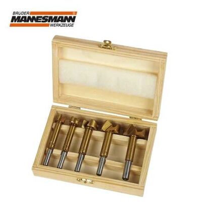 Mannesmann 54005 Forstner Bit Set, 5Pcs