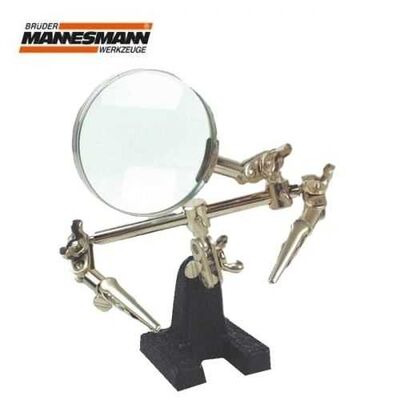 Mannesmann 572 Stand with Magnifying Glass and Clamp