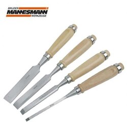 MANNESMANN - Mannesmann 609 Firmer Chisel Set, 4Pcs