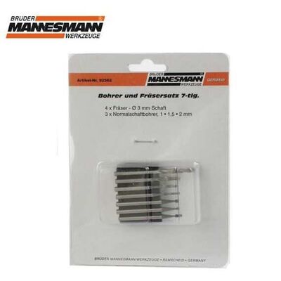 Mannesmann 92562 Mini Matkap Ucu Seti, 7 Parça