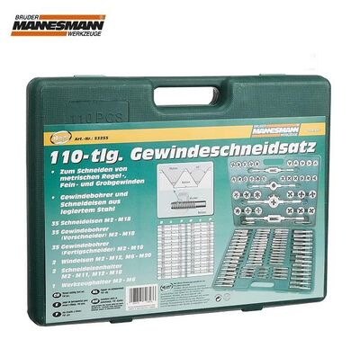 Mannesmann 53255 Thread Cutting Tool Set, 110Pcs