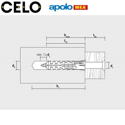 MEA F 10 Dübel (10x50mm, 50 adet)