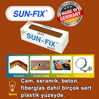 SUN-FIX Macun Kaynak, QUICK, 1 Adet