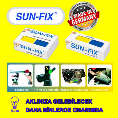 SUN-FIX Macun Kaynak, UNIVERSAL VERWENDBAR, 100gr, 1 Adet