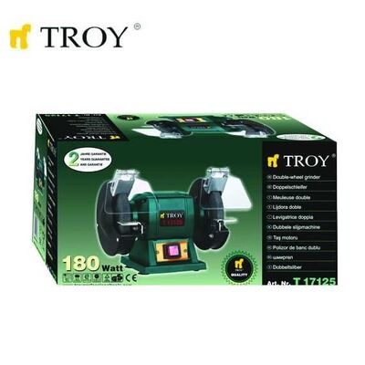 TROY 17125 Bench Grinder, Ø125x16mmx Ø20mm