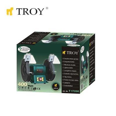 TROY 17200 Bench Grinder, Ø200 x 25mm x Ø32mm