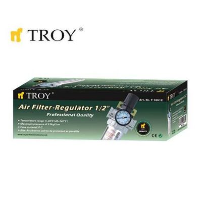 TROY 18612 Combined Filter+Regulator 1/2(N)PT