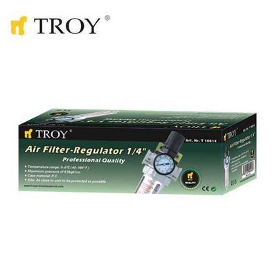 TROY 18614 Şartlandırıcı (Filtre + Regülatör) 1/4(N)PT