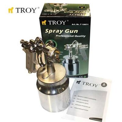 TROY 18671 Suction Feed Spray Gun, 1.5mm