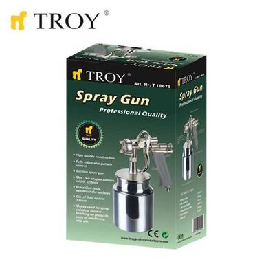 TROY 18678 Suction Feed Spray Gun, 1.8mm