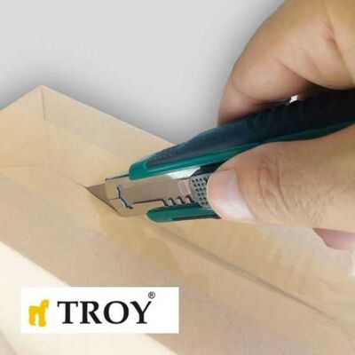 TROY 21600 Professional Box Cutter, 100x18mm