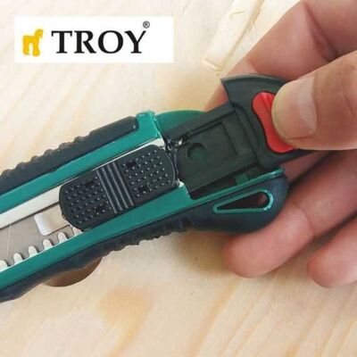 TROY 21600 Professional Box Cutter, 100x18mm