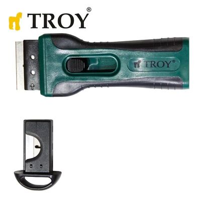 TROY 21607 Paint Scraper with 2 Spare Blades