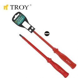 TROY - TROY 22122 Electrician's Screwdriver - Slotted, 5,5x 125mm