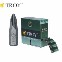 TROY - TROY 22252 Bits Set, PH2x25mm, 100 Pcs