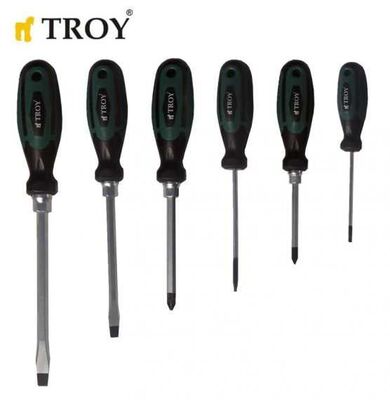 TROY 22304 Screwdriver Set, 6 Pcs