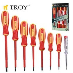 TROY - TROY 22306 İzoleli Tornavida Seti, 8 Parça