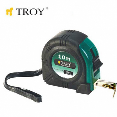 TROY 23110 Tape Measure, 10mx25mm