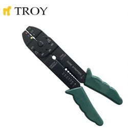 TROY - TROY 24005 Kablo Sıyırma-Pabuç Pensesi (200mm)