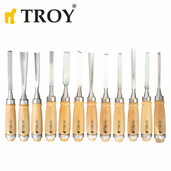 TROY - TROY 25004 Wood Carving Set, 12 Pcs