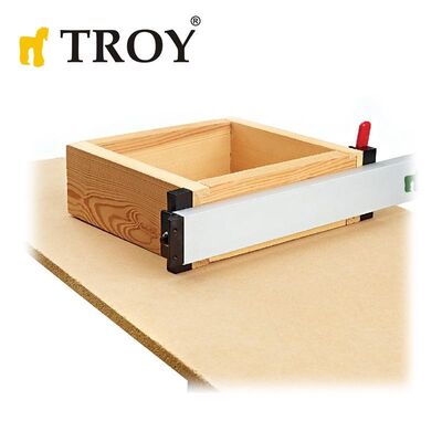 TROY 25005 Kıskaçlı Alüminyum Testere Kılavuzu, 60cm