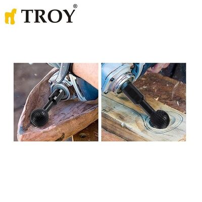 TROY 25081 Spherical Grinding Head for Angle Grinders, M14-30