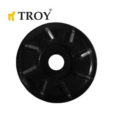 TROY 25088 Avuç Taşlama için Ahşap Oyma Diski, 8 Dişli