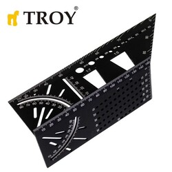 TROY - TROY 25901 Alüminyum Kırlangıç Geçme İşaretleme Gönyesi, 215mm