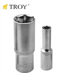 TROY - TROY 26111 1/2” Lokma (Ölçü 12mm-Ø16,5mm-Uzunluk 50mm)