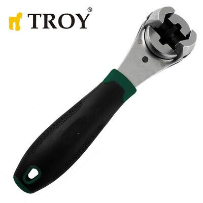 TROY 26131 Hızlı Bırakmalı Cırcır Lokma Kolu, 6.5-22mm