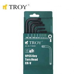 TROY - TROY 26200 Allen Anahtar Seti (Torx, 9 Parça)