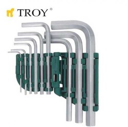 TROY - TROY 26201 Hex Key Set, 9 Pcs