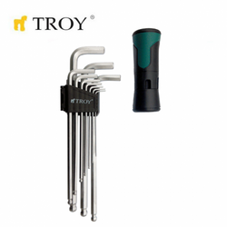 TROY - TROY 26202 Hex Key Set, Torx, 11 Pcs