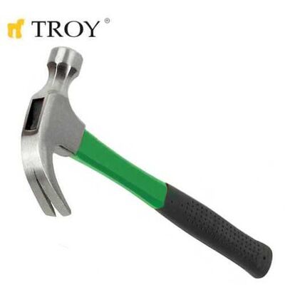 TROY 27246 Fiberglas Saplı Çatal Çekiç (600gr)