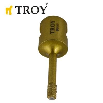 TROY 27450-06 Avuç Taşlamalar için Seramik Kuru Elmas Delici, 6mm