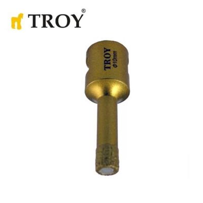 TROY 27450-10 Avuç Taşlamalar için Seramik Kuru Elmas Delici, 10mm