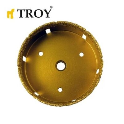 TROY 27450-80 Avuç Taşlamalar için Seramik Kuru Elmas Delici, 80mm