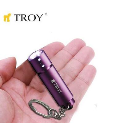 TROY 28086 Mini Flashlight with Keychain, 24 Pcs