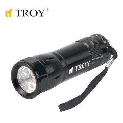 TROY 28091 Aluminum Flashlight, 24 Pcs in Display Box